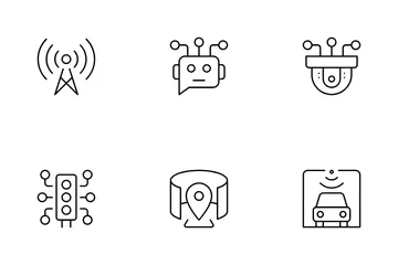 Smart Cities And IoT Icon Pack