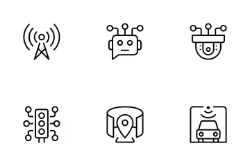 Smart Cities And IoT Icon Pack