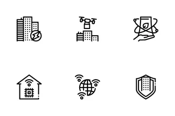 Smart City Technology Icon Pack