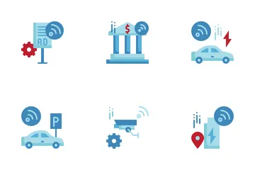 Smart City Technology Icon Pack