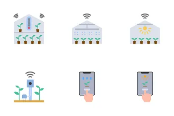 Intelligente Landwirtschaft Symbolpack