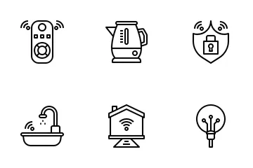 Smart Home And Technology Icon Pack