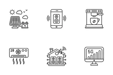 Smart Home And Technology Icon Pack