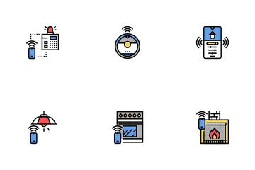 Smart Home Equipment Icon Pack