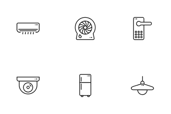 Smart Home IOT Icon Pack