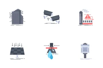 Smart Urban Solutions And Wearable Technology Icon Pack