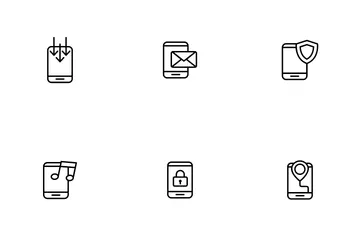 Smartphone Functions Icon Pack