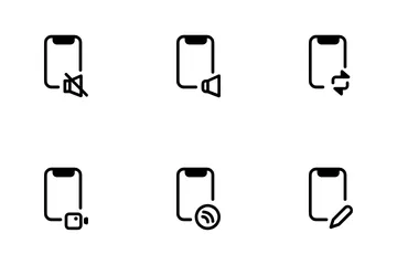 Interface do smartphone Pacote de Ícones