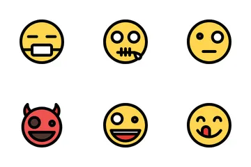Smiley e Pessoas Vol 2 Pacote de Ícones