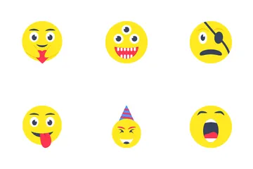 Smiley Emojis Icon Pack