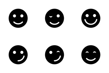 Smiley-Gesicht 1 Symbolpack