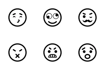 Smiley-Gesicht 2 Symbolpack