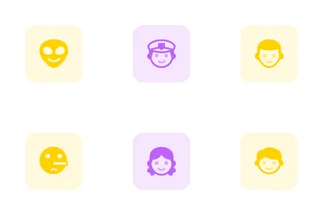 Smiley y gente vol 1 Paquete de Iconos