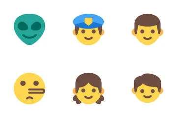 Smiley y gente vol 1 Paquete de Iconos