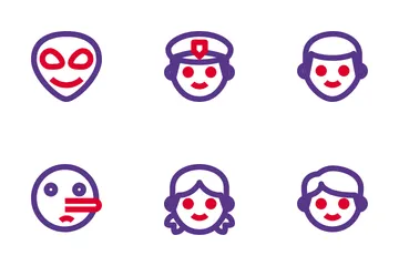 Smiley y gente vol 1 Paquete de Iconos