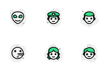Smiley y gente vol 1 Paquete de Iconos