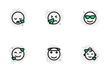 Smiley y gente vol 2 Paquete de Iconos