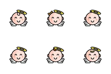 Smiling Baby Icon Pack