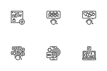 Smm Media Marketing Icon Pack