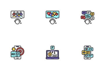 Smm Media Marketing Icon Pack