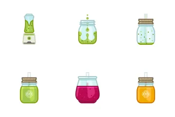 Smoothie Drinks Icon Pack