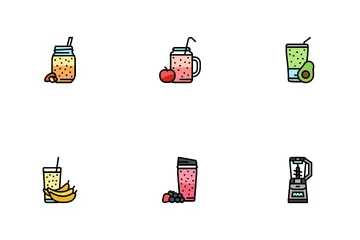 Smoothie Fruit Juice Food Shake Icon Pack