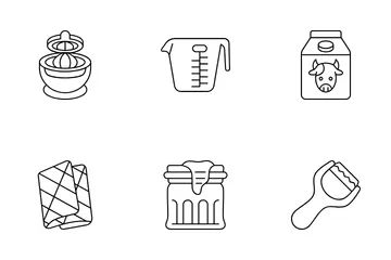 Smoothies Supplies Icon Pack