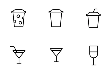 Smoothline Drink Icon Pack