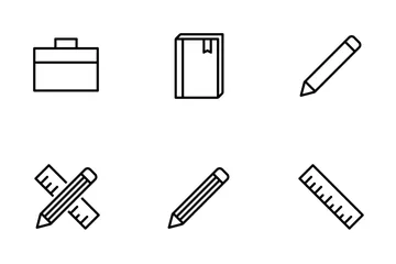 Smoothline Education Icon Pack