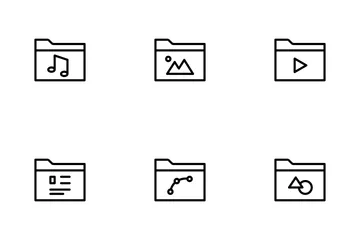 Smoothline Folder Icon Pack