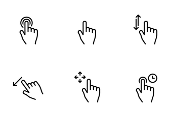 Smoothline Gesture Icon Pack