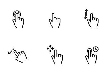 Smoothline Gesture Icon Pack