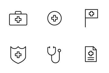 Smoothline Health Icon Pack