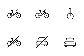 Smoothline Transportation Icon Pack