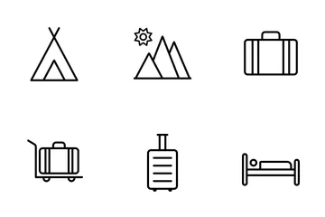 Smoothline Travel Icon Pack