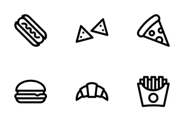 Snack And Fast Food Icon Pack