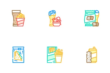 Snacks Food And Drink Icon Pack