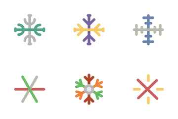 Snow Flakes 1 Icon Pack