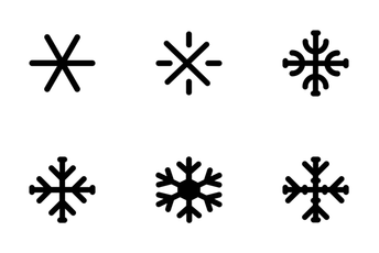 Snow Flakes Icon Pack