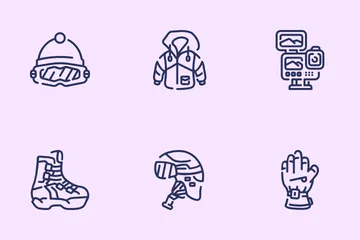Snowboarding Icon Pack