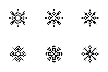 Snowflakes Collection Icon Pack