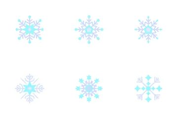 Snowflakes Collection Icon Pack