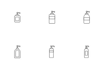 Soap Bottle Icon Pack