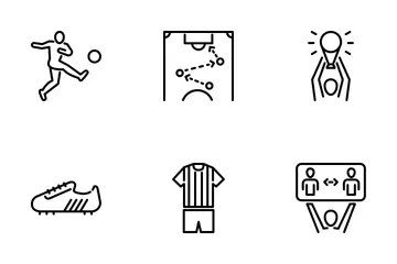 Soccer And Football Match Icon Pack