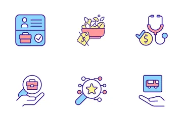 Social Assistance Icon Pack