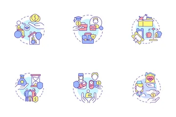 Social Assistance Icon Pack