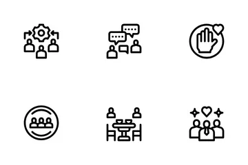 Social Bonding Icon Pack