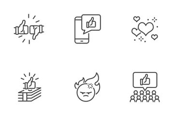 Social Communication Icon Pack