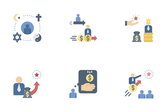 Social Inequality Icon Pack
