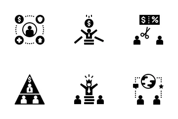 Social Inequality Icon Pack